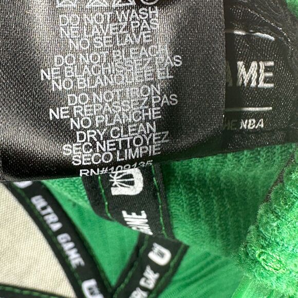 Ultra Game Boston Celtics Caps Embroidered Green Corduroy Snapback Hat NBA Champ - Picture 5 of 10